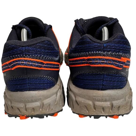 New Balance 410v6 Trail Navy Blue Orange Men Sz 10.5 D Shoes AT Tread Gorpcore - Picture 12 of 16